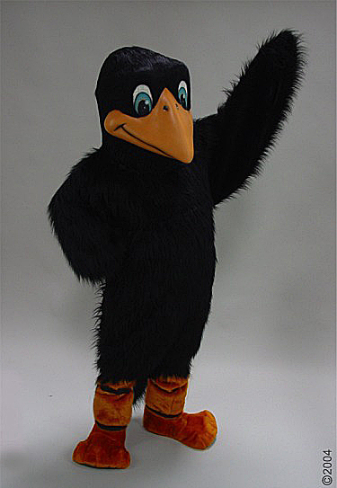Crow Mascot Black Raven Bird Costume - MaskUS T0140 from — The